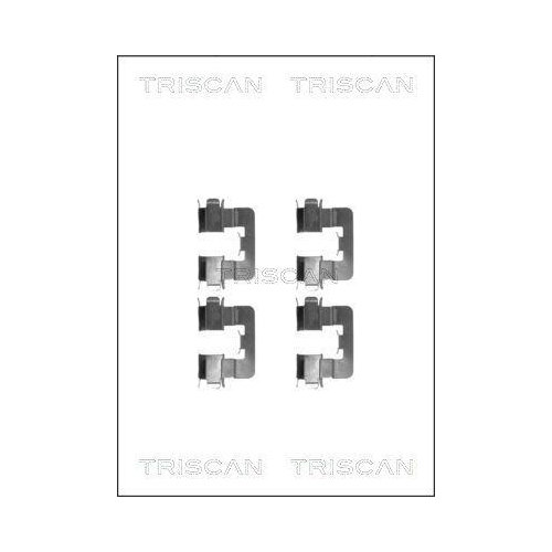 TRISCAN Zubeh&ouml;rsatz, Scheibenbremsbelag 8105 131641