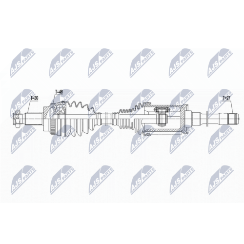 NTY Antriebswelle NPW-BM-145