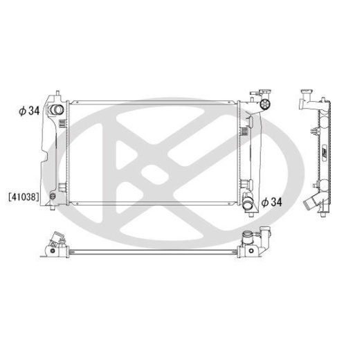KOYORAD K&uuml;hler, Motork&uuml;hlung PL011609