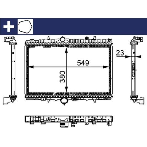 MAHLE K&uuml;hler, Motork&uuml;hlung BEHR CR 392 000S