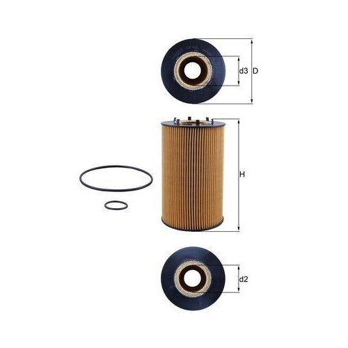 MAHLE &Ouml;lfilter OX 435D