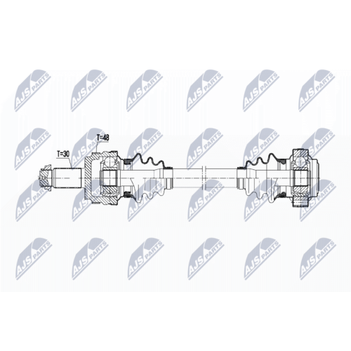 NTY Antriebswelle NPW-BM-107