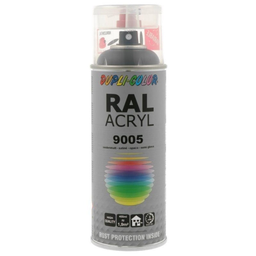 Lackspray Spr&uuml;hlack 400ml RAL 9005 tiefschwarz sdm 472558 DUPLI COLOR