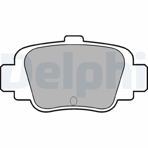 DELPHI Bremsbelagsatz, Scheibenbremse LP780