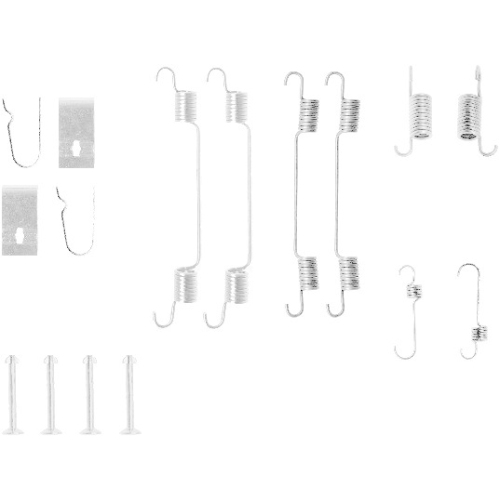 TEXTAR Zubeh&ouml;rsatz, Bremsbacken 97013400