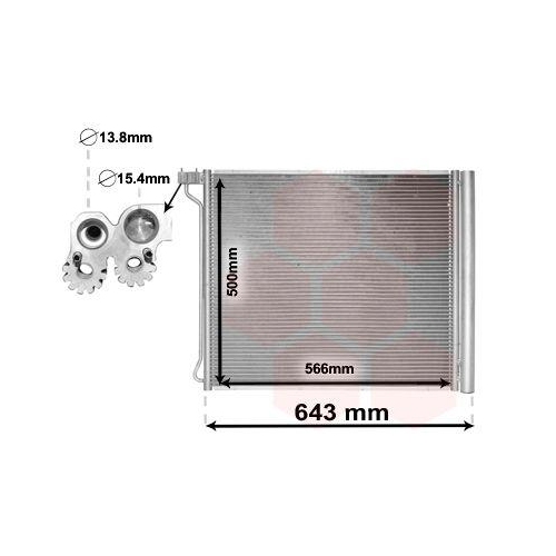 VAN WEZEL Kondensator, Klimaanlage 06005474