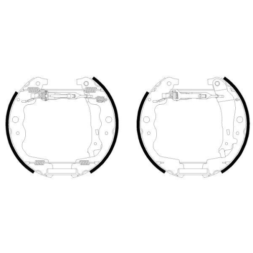 TEXTAR Bremsbackensatz Shoe Kit Pro 84069301