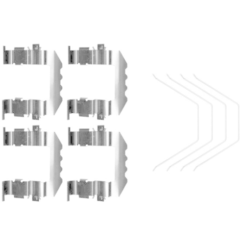 HELLA Zubeh&ouml;rsatz, Scheibenbremsbelag 8DZ 355 206-461