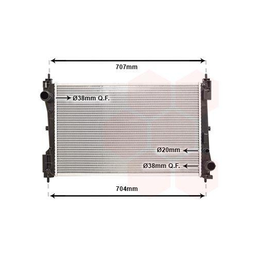 VAN WEZEL K&uuml;hler, Motork&uuml;hlung 37002423