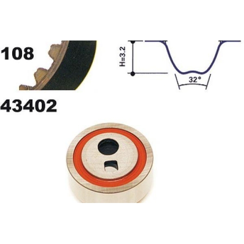 MAPCO Zahnriemensatz 23402