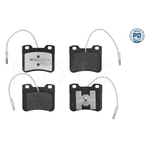 MEYLE Bremsbelagsatz, Scheibenbremse MEYLE-PD: Advanced performance and design. 025 212 6717/PD
