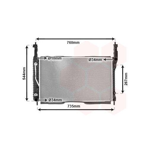 VAN WEZEL K&uuml;hler, Motork&uuml;hlung 37002432