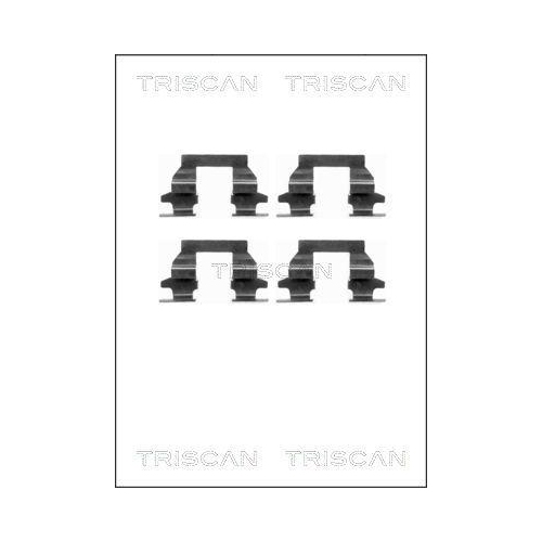 TRISCAN Zubeh&ouml;rsatz, Scheibenbremsbelag 8105 141595