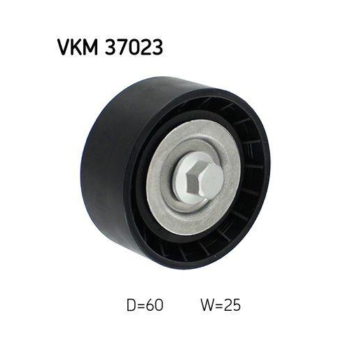 SKF Umlenk-/F&uuml;hrungsrolle, Keilrippenriemen VKM 37023