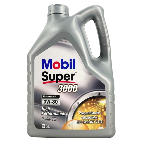 Motor&ouml;l Motoren&ouml;l Mobil Super 3000 Formula P 0W-30 5 Liter Kanister 153779