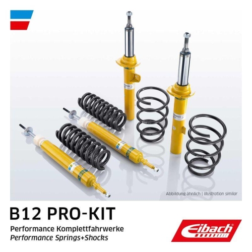 EIBACH Fahrwerkssatz, Federn/D&auml;mpfer Eibach B12 Pro-Kit E90-20-009-04-22