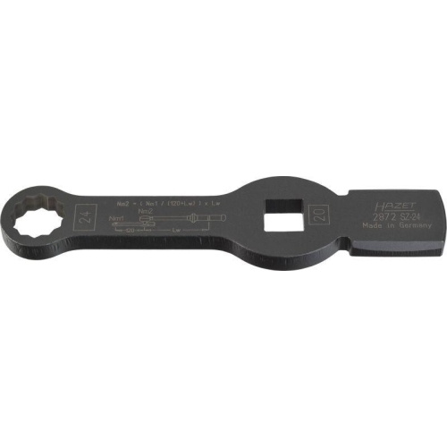 HAZET Schlagschl&uuml;ssel, Bremssattelverschraubung 2872SZ-24