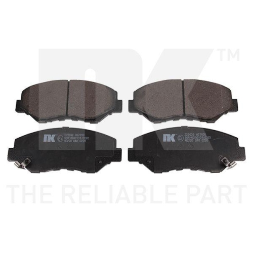 NK Bremsbelagsatz, Scheibenbremse 222633