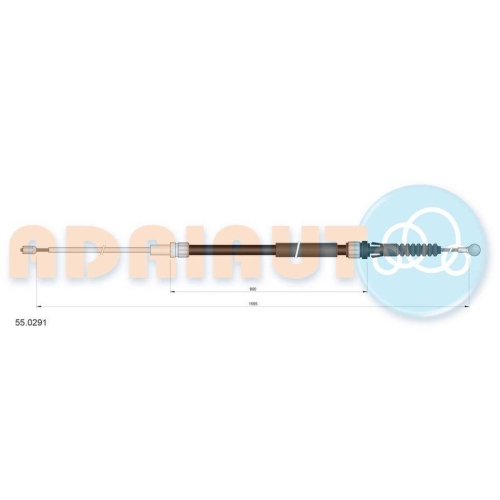 ADRIAUTO Seilzug, Feststellbremse 55.0291