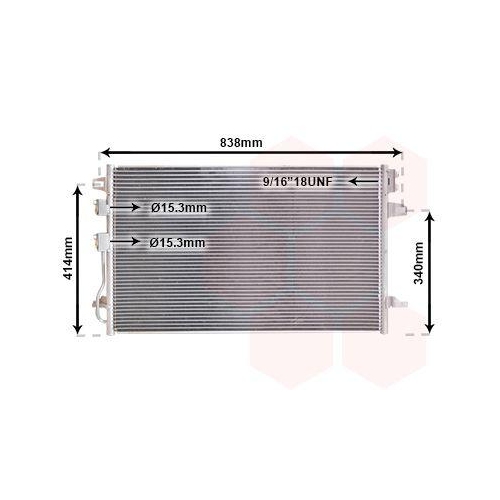 VAN WEZEL Kondensator, Klimaanlage 07005088