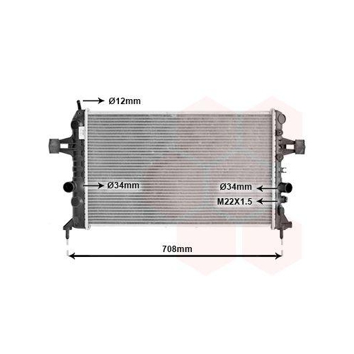 VAN WEZEL K&uuml;hler, Motork&uuml;hlung 37002440