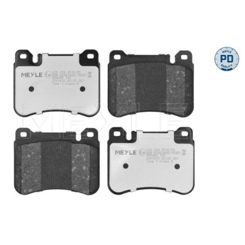 MEYLE Bremsbelagsatz, Scheibenbremse MEYLE-PD: Advanced performance and design. 025 239 4516/PD