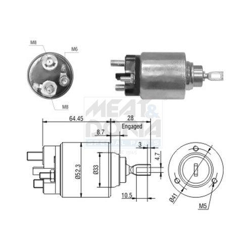 MEAT & DORIA Magnetschalter, Starter 46040