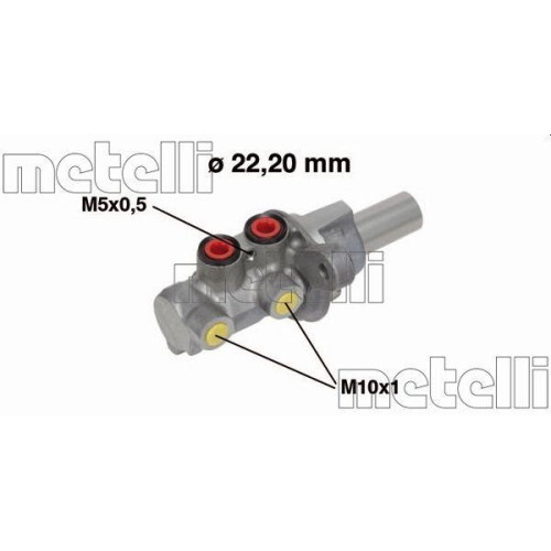 METELLI Hauptbremszylinder 05-0684