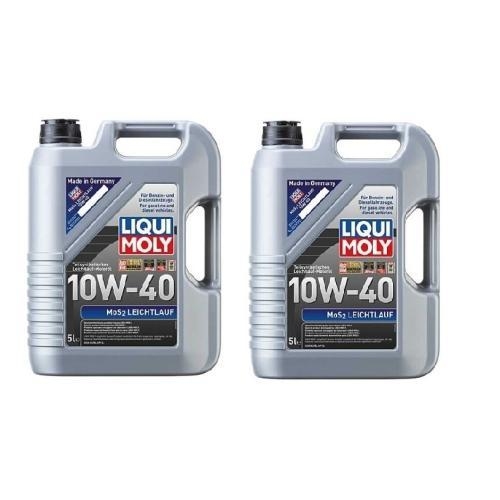 Liqui Moly Motor&ouml;l MoS2 Leichtlauf, 10W-40, 10-Liter 2 Kanister - Art.Nr. 1092