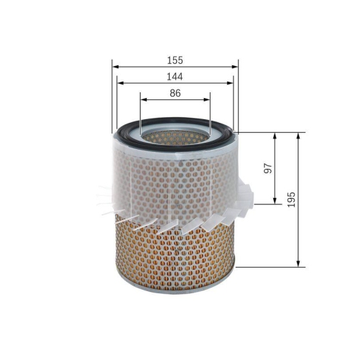 BOSCH Luftfilter 1 987 429 169