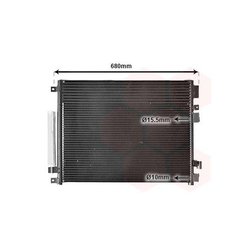 VAN WEZEL Kondensator, Klimaanlage 07005093