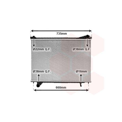 VAN WEZEL K&uuml;hler, Motork&uuml;hlung 77012700