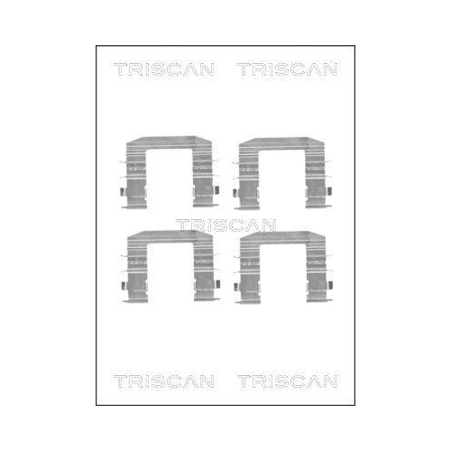 TRISCAN Zubeh&ouml;rsatz, Scheibenbremsbelag 8105 181009