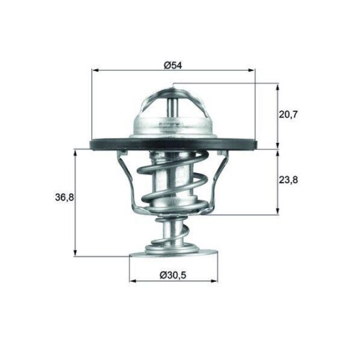 MAHLE Thermostat, K&uuml;hlmittel BEHR TX 52 92