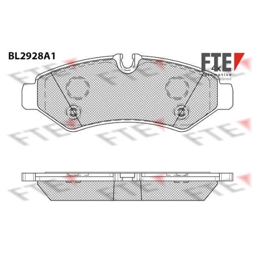 FTE Bremsbelagsatz, Scheibenbremse 9011172