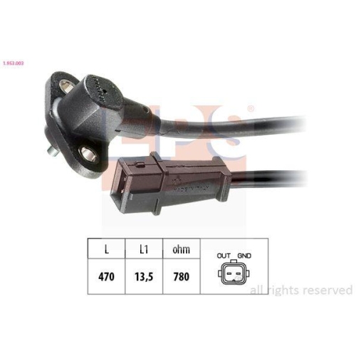 EPS Impulsgeber, Kurbelwelle Made in Italy - OE Equivalent