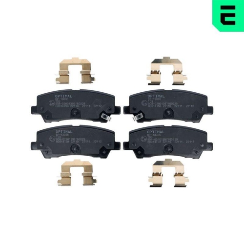 OPTIMAL Bremsbelagsatz, Scheibenbremse