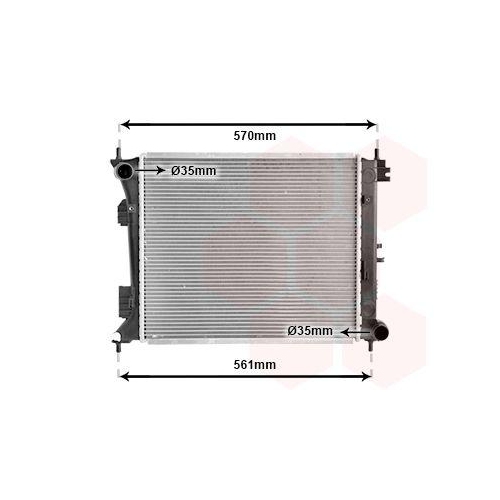 VAN WEZEL K&uuml;hler, Motork&uuml;hlung 82012705