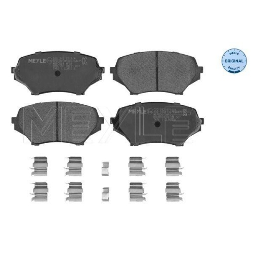MEYLE Bremsbelagsatz, Scheibenbremse MEYLE-ORIGINAL: True to OE. 025 242 9714/W