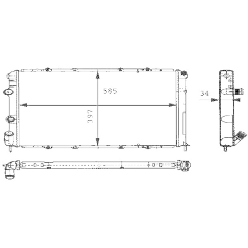 MAHLE K&uuml;hler, Motork&uuml;hlung BEHR CR 434 000S