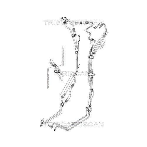 TRISCAN Hydraulikschlauch, Lenkung