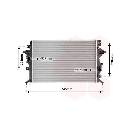 VAN WEZEL K&uuml;hler, Motork&uuml;hlung 82012720
