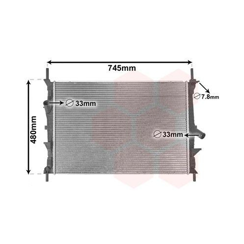 VAN WEZEL K&uuml;hler, Motork&uuml;hlung 18002589