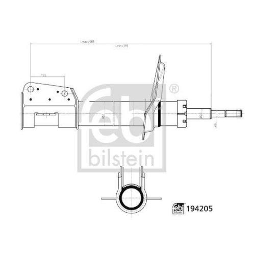 FEBI BILSTEIN Sto&szlig;d&auml;mpfer 194205