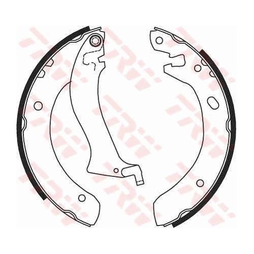 TRW Bremsbackensatz GS8633