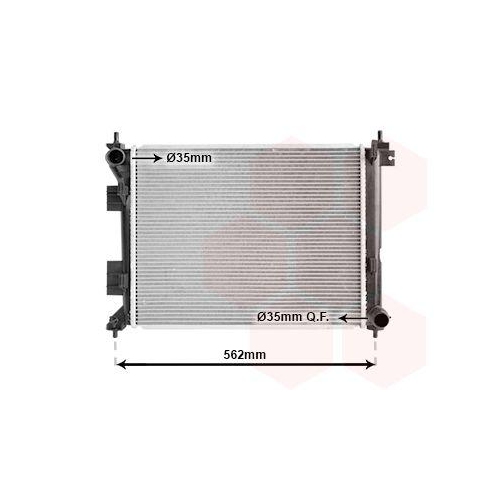 VAN WEZEL K&uuml;hler, Motork&uuml;hlung 82012724