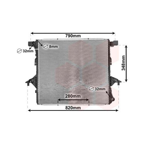 VAN WEZEL K&uuml;hler, Motork&uuml;hlung 58002363