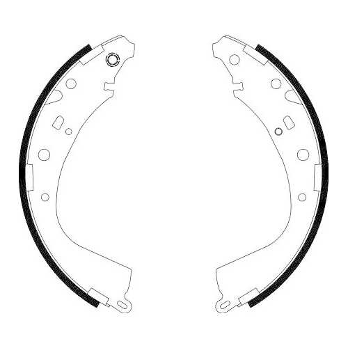 TEXTAR Bremsbackensatz 91088800