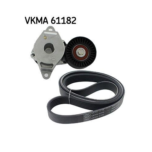 SKF Keilrippenriemensatz VKMA 61182