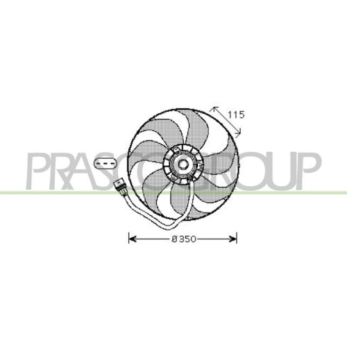 PRASCO L&uuml;fter, Motork&uuml;hlung PrascoSelection AD200F008